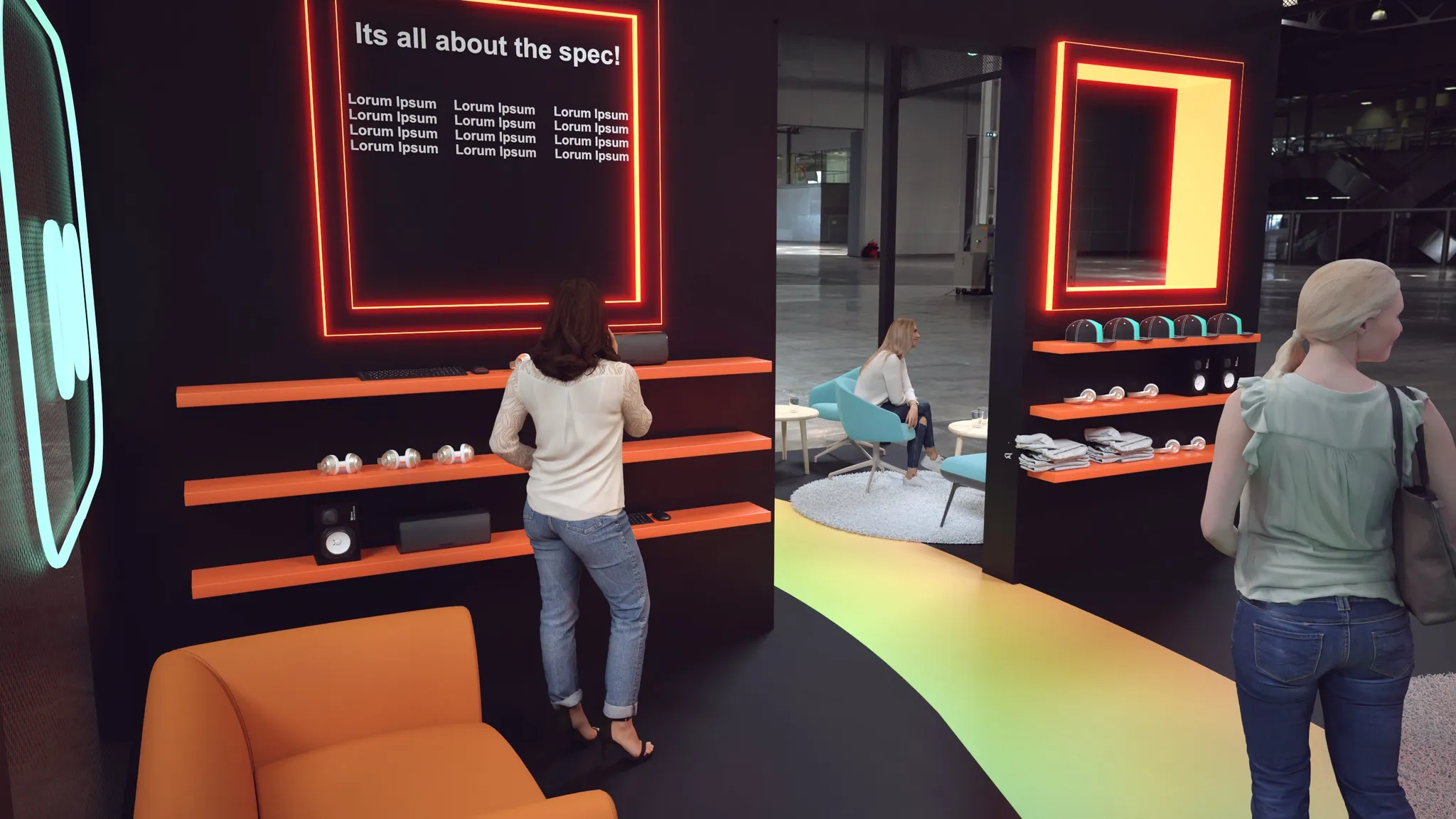 20x40 Île booth design by Reaction Space